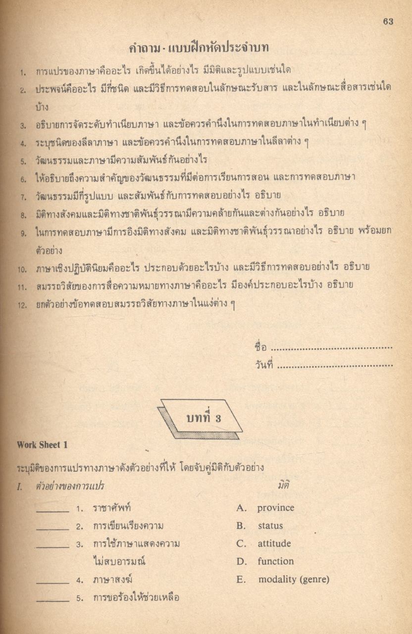 เทคนิควิธีการสร้างข้อสอบภาษาอังกฤษ