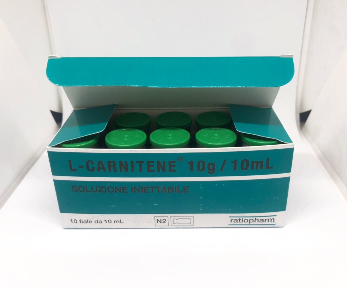 L-carnitine 10g/10ml 10 vials Ratiopharm