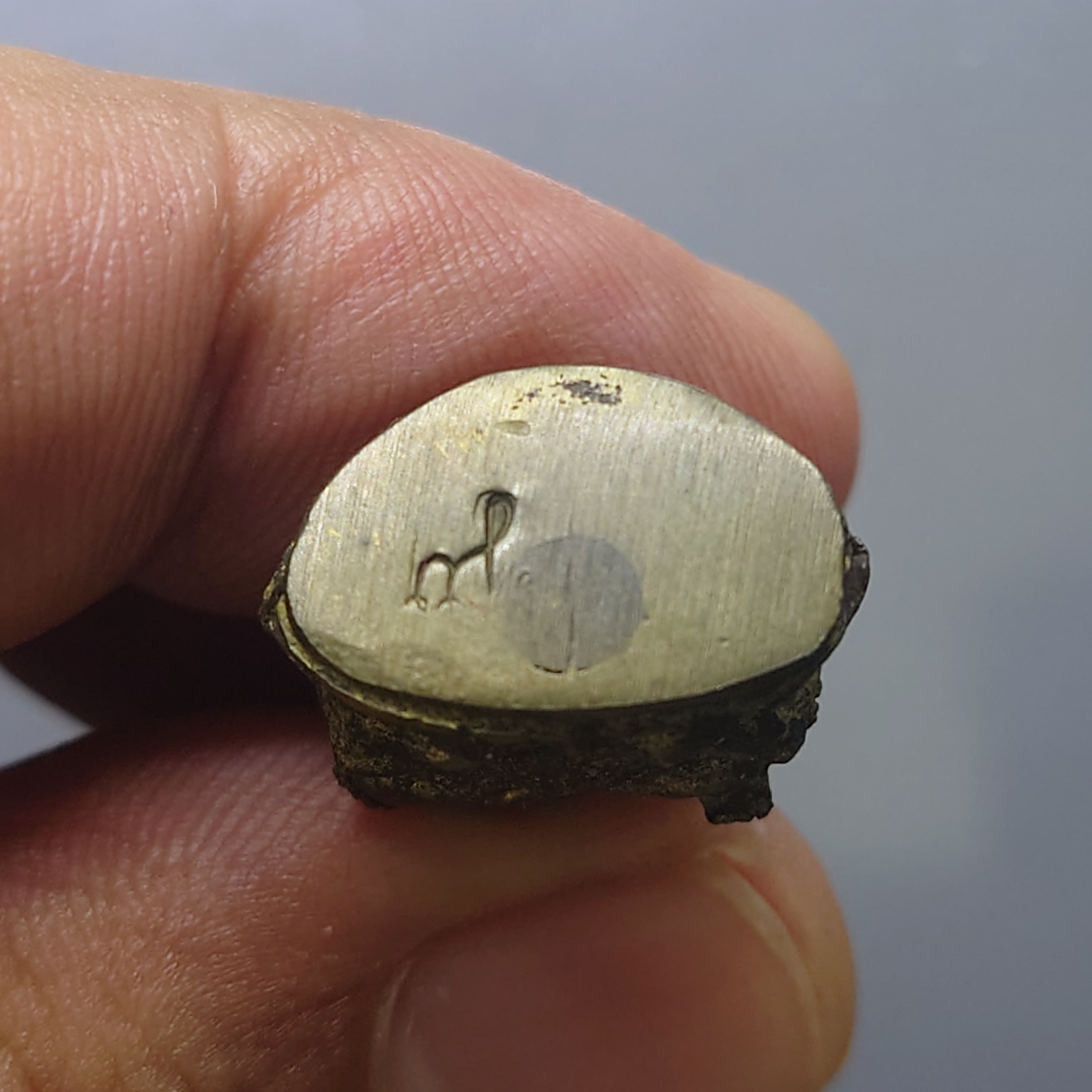 พระกริ่ง พระชัยวัฒน์ ไพรีพินาศ เนื้อนวะ กปน สาขาบางเขน สร้าง วัดบวรๆ ปี2535 พร้อมกล่องเดิม