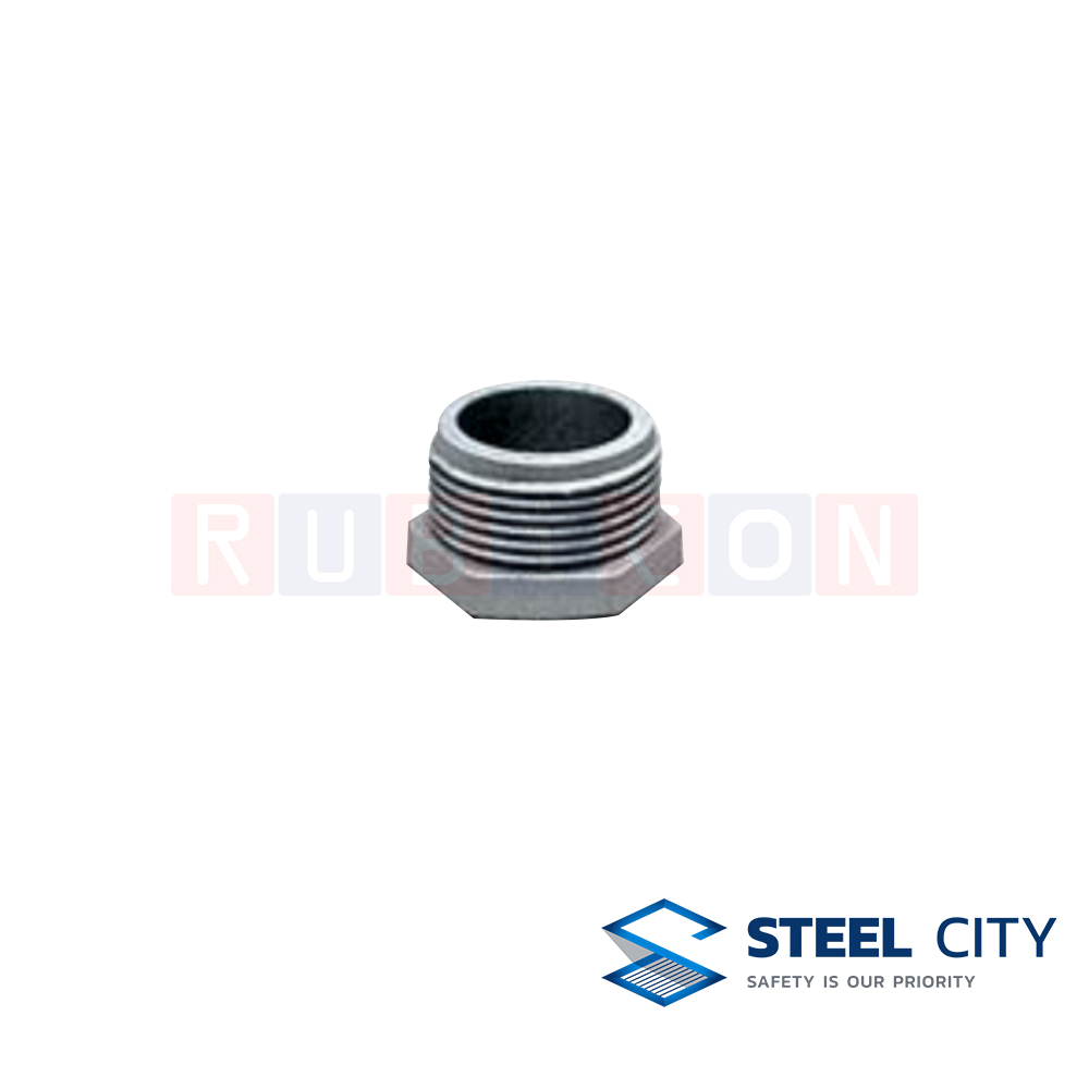 STEEL CITY เชสนิปเปิ้ลอาบสังกะสี (HOT DIP GALVANIZED CHASE NIPPLES)