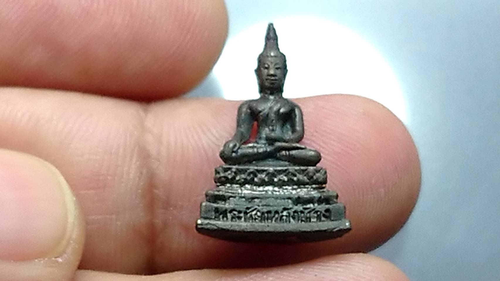 พระกริ่งพระชัยหลังช้าง เนื้อทองแดง วัดชลอ นนทบุรี 2539