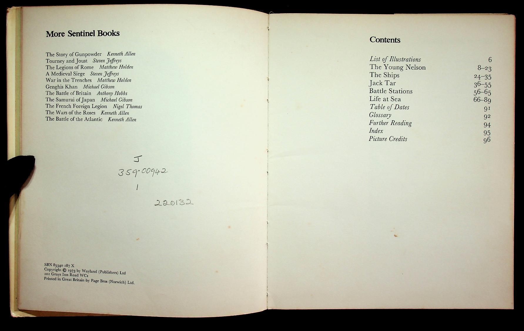 A Sentinel book : NELSON'S NAVY (ประวัติศาสตร์ทัพเรืออังกฤษ)