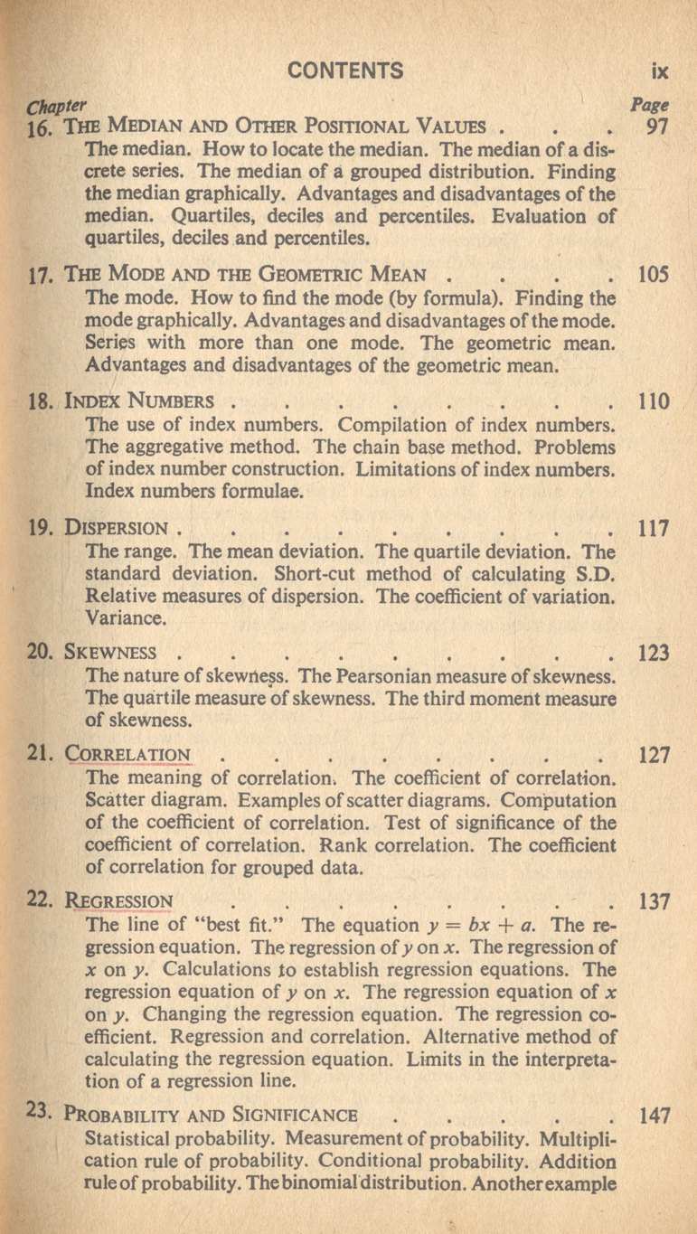 WHELDON'S BUSINESS STATISTICS AND STATISTICAL METHOD
