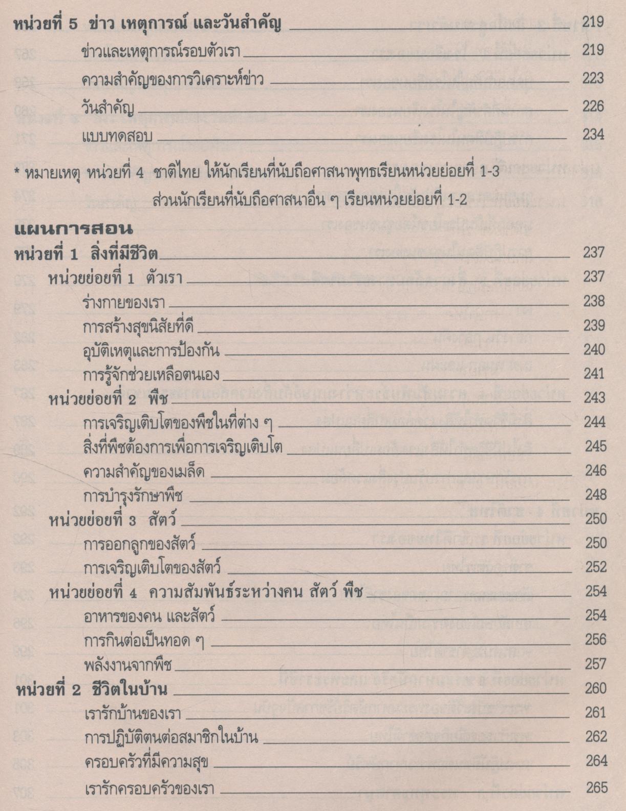 แผนการสอน กลุ่มสร้างเสริมประสบการณ์ชีวิต (สปช.) ป.2