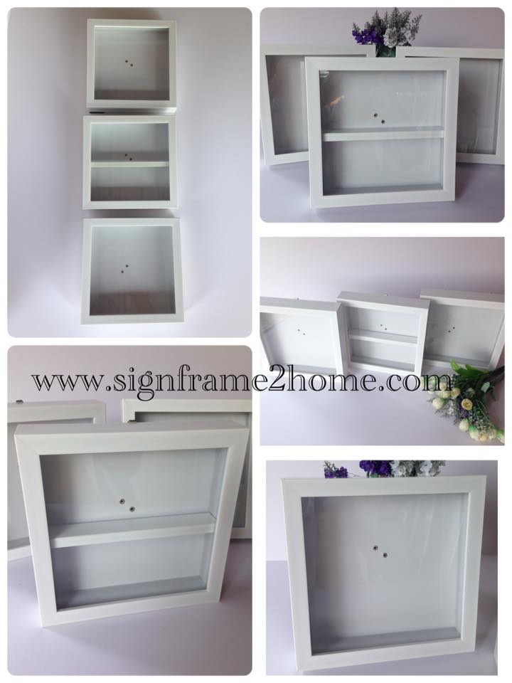 กรอบทรงลึก แบบมีชั้นขนาด8x8"