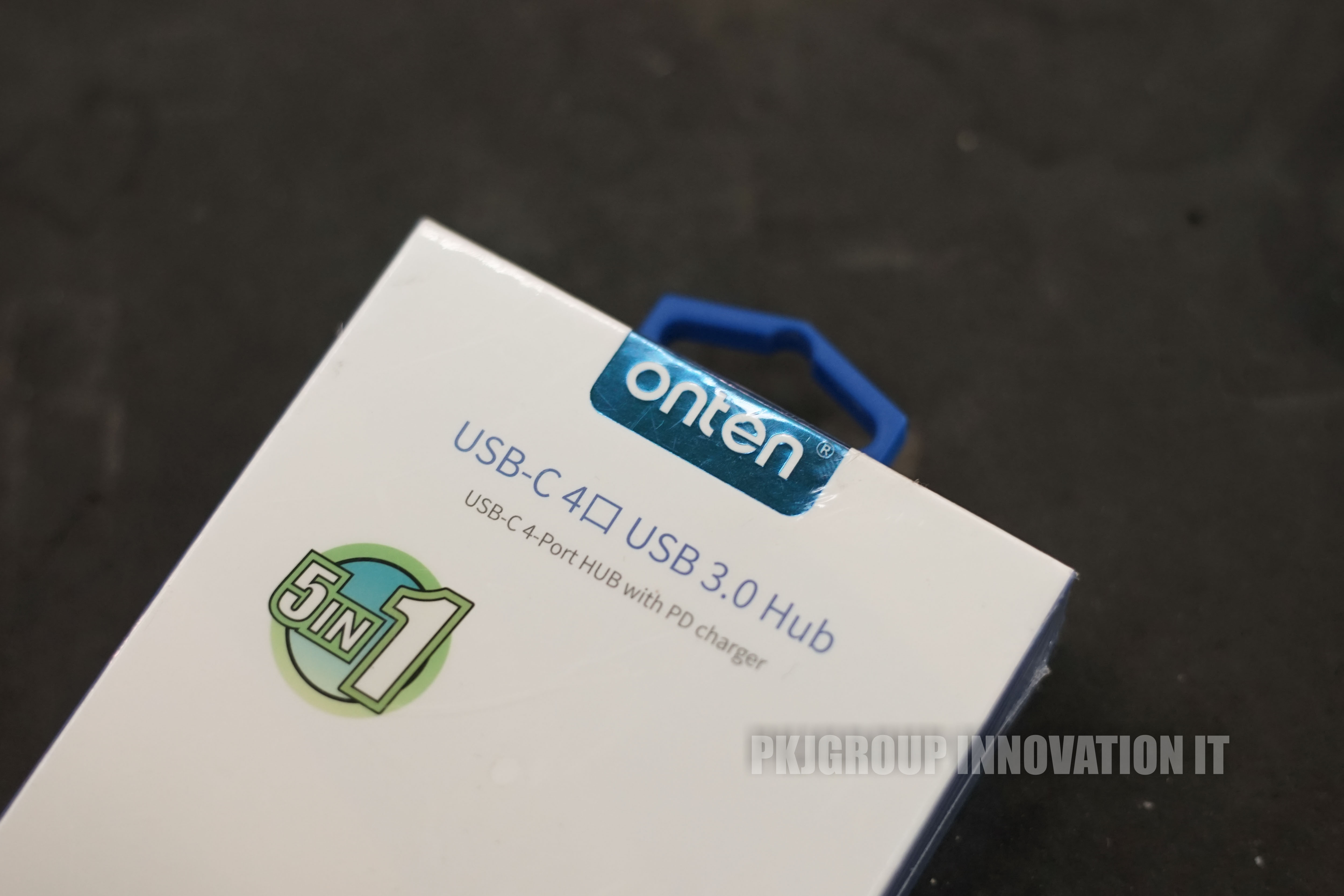 USB Hub Onten USB-C 4 Port USB HUB V.3.0 onten (OTN9602) Black Type-C