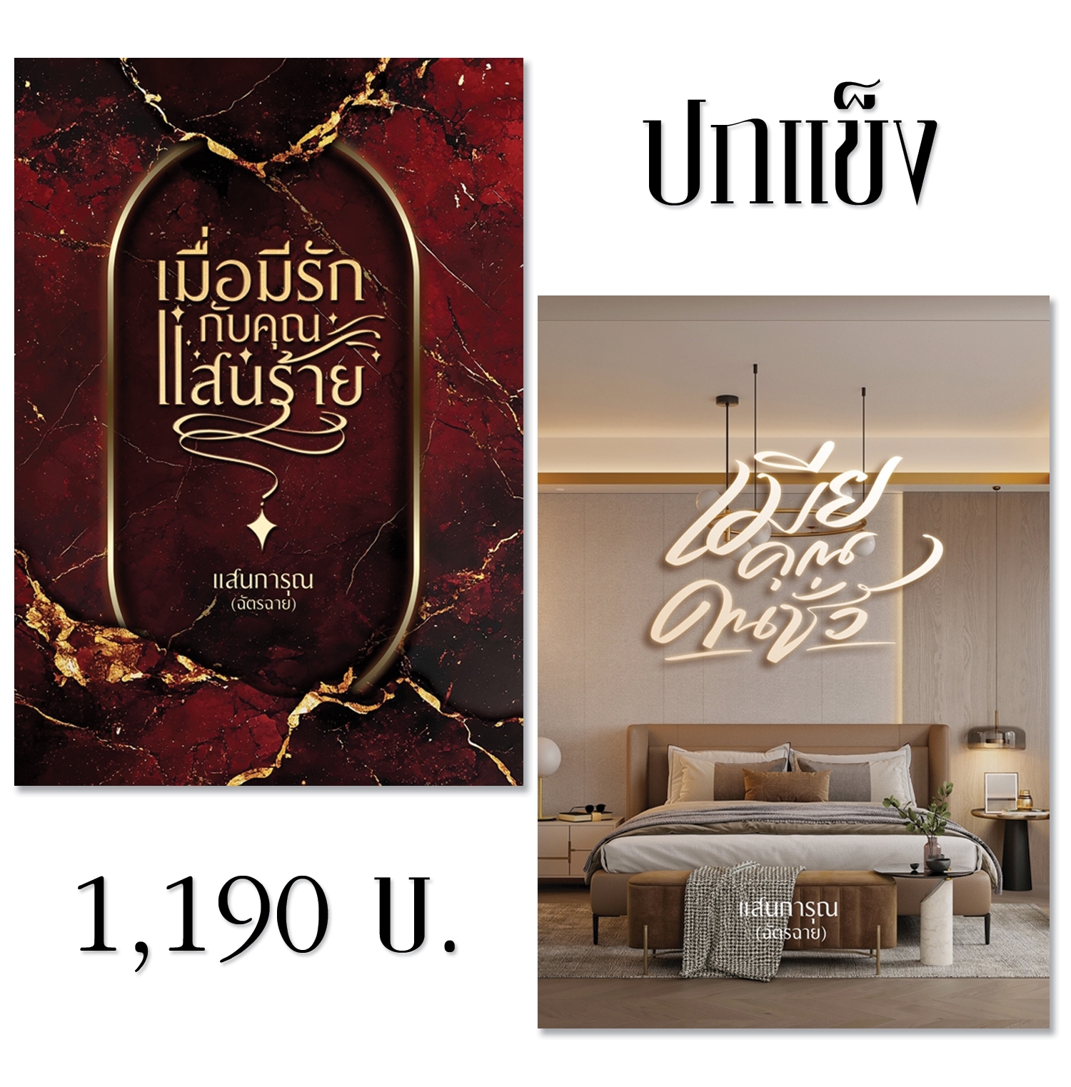 เมื่อมีรักกับคุณแสนร้าย + เมียคุณคนชั่ว (ปกแข็ง)