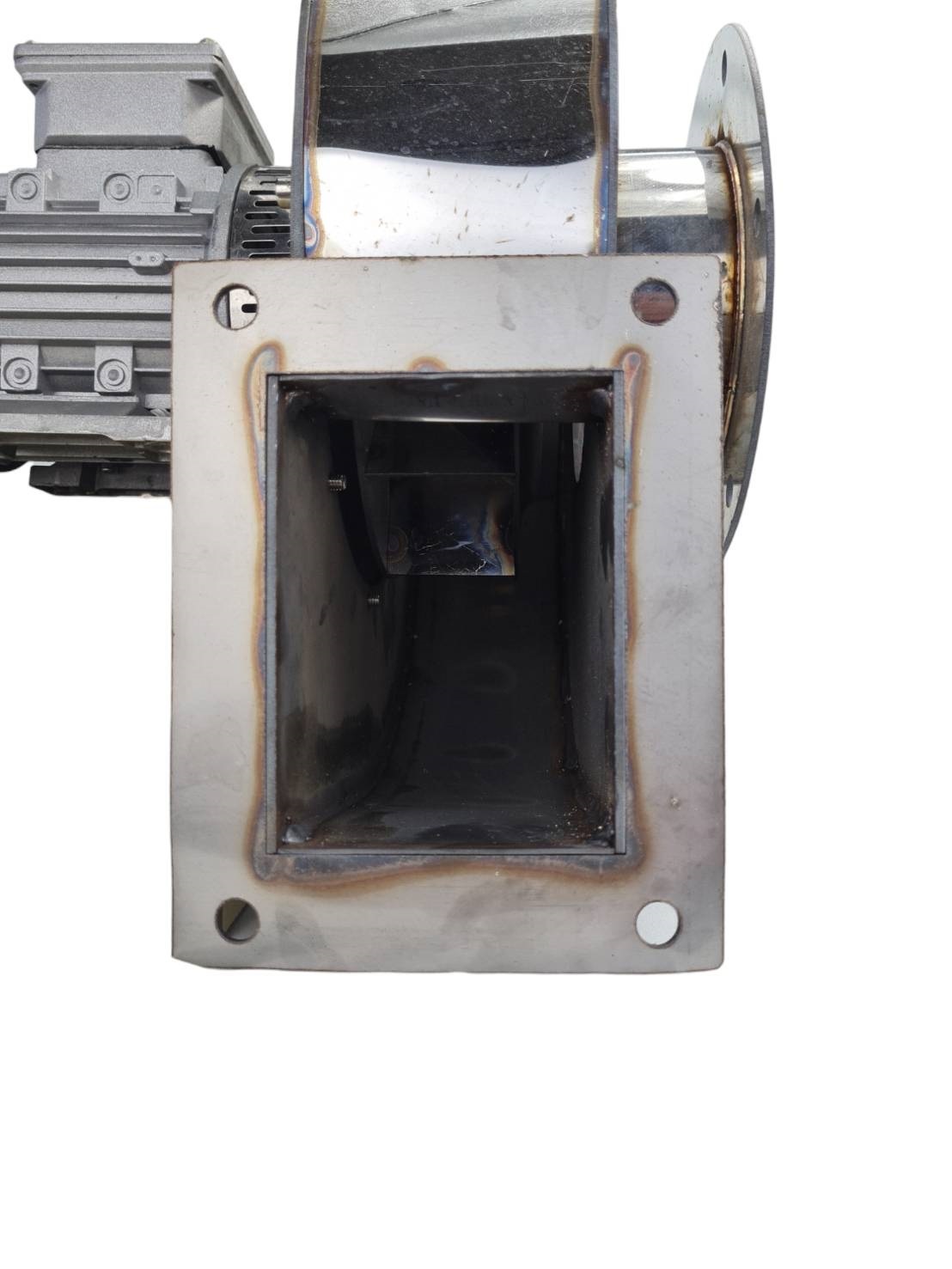 พัดลมโบเวอร์ สแตนเลส 304 ขนาด 370W 220V สามารถทนความร้อนได้สูง 200องศาและทนกัดกร่อนสูงใช้งานกับสารเคมี อาหาร และงานที่มีความร้อนสูง