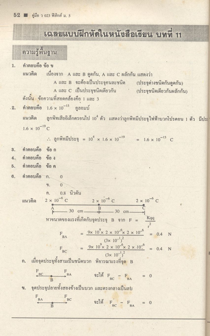 คู่มือ ว 023 ฟิสิกส์ ชั้นมัธยมศึกษาปีที่ 5 ภาคเรียนที่ 2