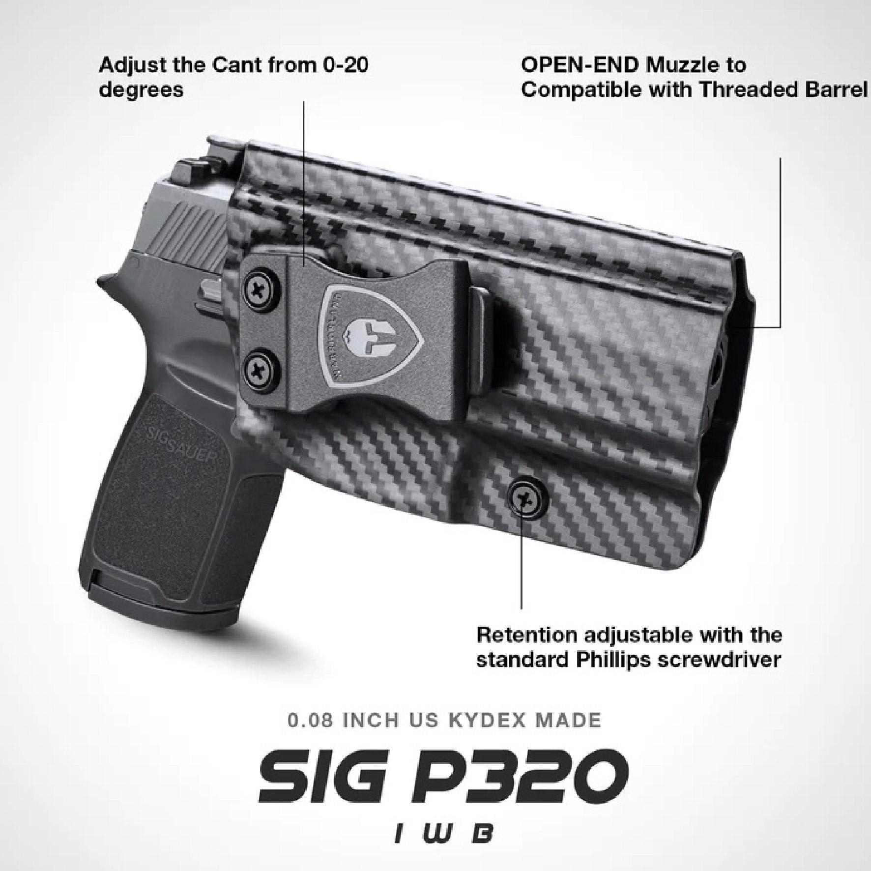 🇹🇭 1089 ไทยแลนด์ แทคติคอล ซองพกใน Carbon fiber sig p320 WARRIORLAND