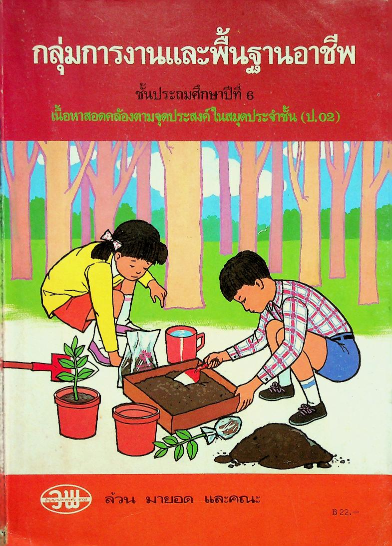 กลุ่มการงานและพื้นฐานอาชีพ ชั้นประถมศึกษาปีที่ 6