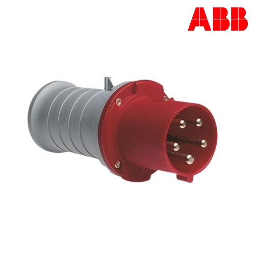 ABB 463BP6 เพาเวอร์ปลั๊กตัวผู้กลางทาง 3P+N+E 63A 415V IP44 6H