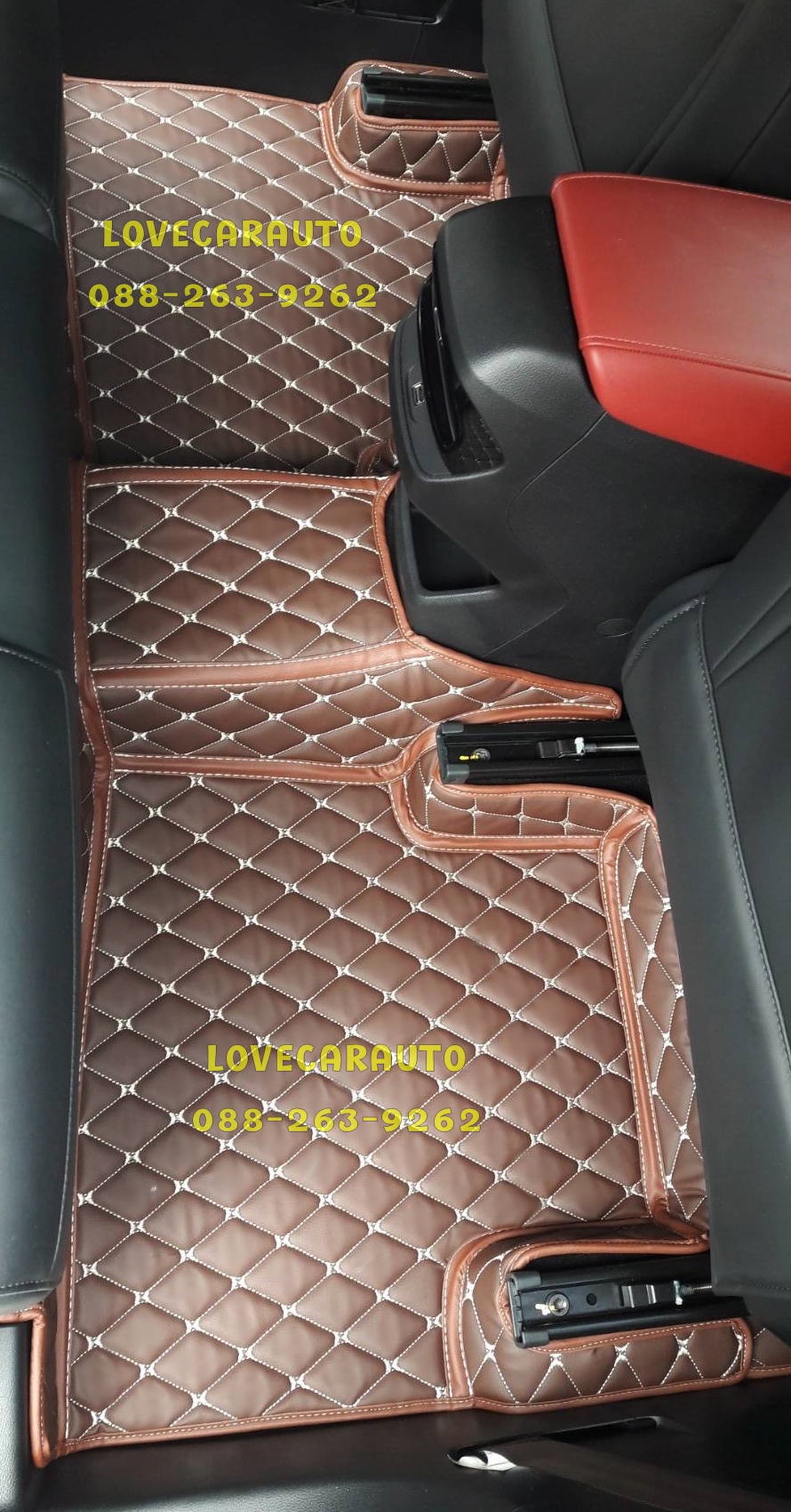 พรมปูพื้นรถยนต์ 6D mg 5 (สีกาแฟ)