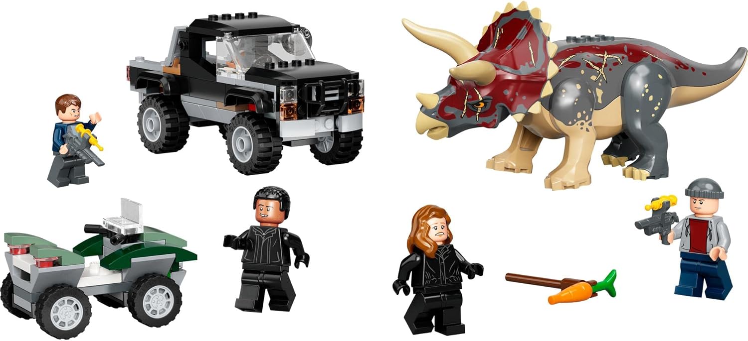 **MTS Toys**เลโก้ Lego 76950 Jurassic World : Triceratops Pickup Truck Ambush