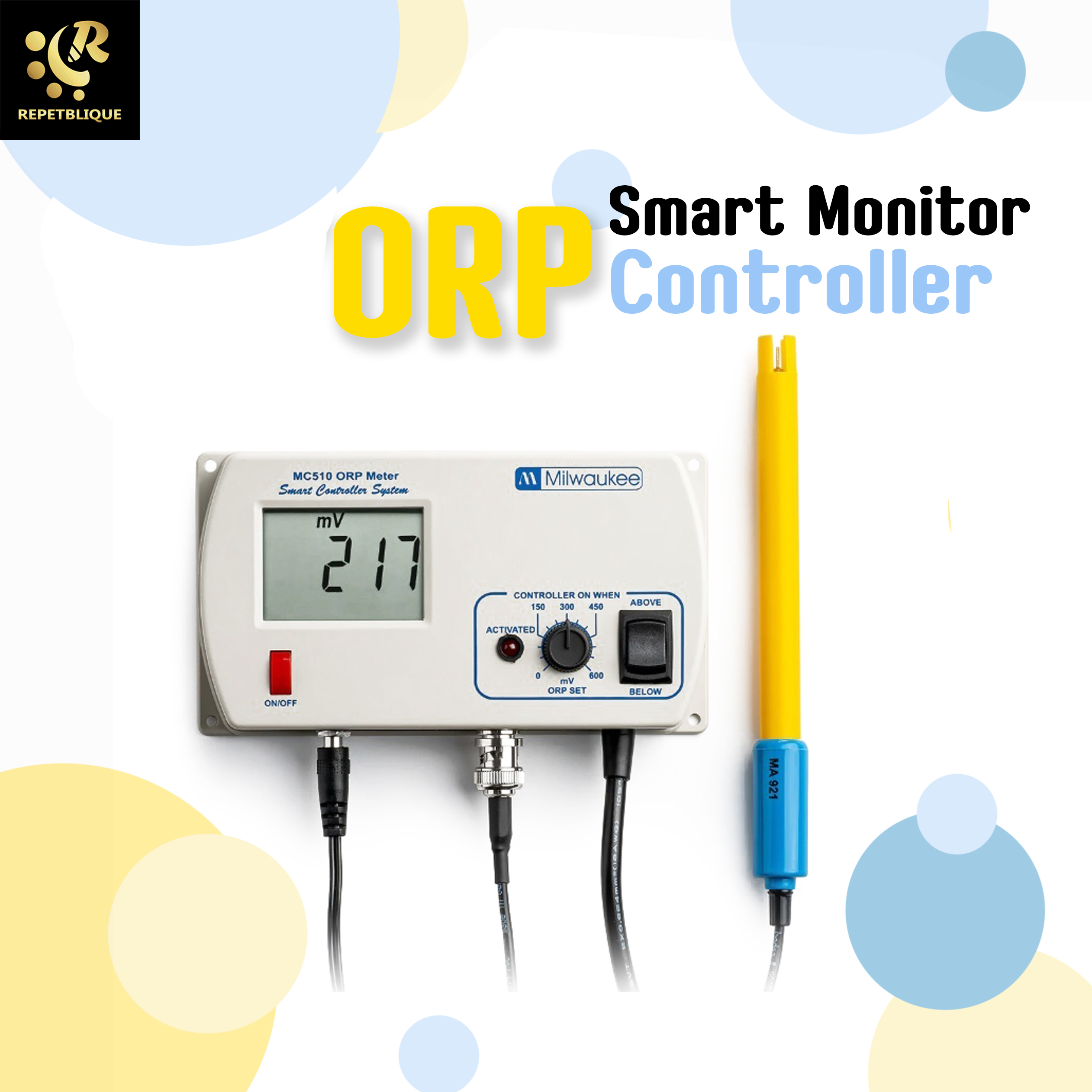 Milwaukee ORP Controller MC510 เครื่องวัดคุณภาพและควบคุม ORP เครื่องวัดสภาพน้ำ