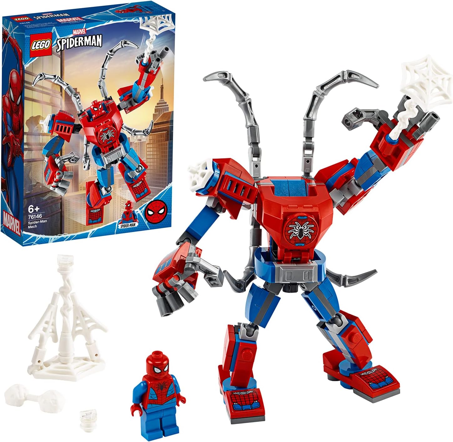 **MTS Toys**เลโก้ Lego Marvel Super Heros 76146 : Spider-Man Mech