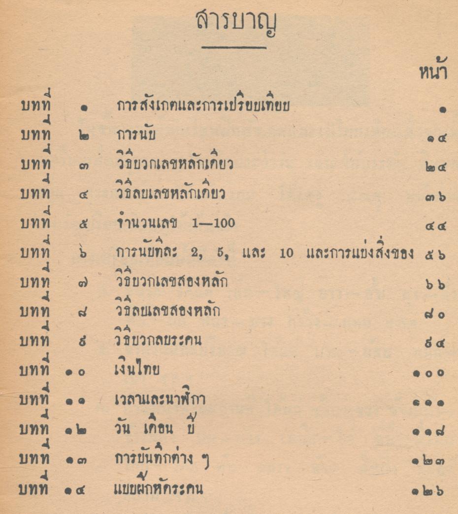 แบบเรียนเลขคณิต ชั้นประถมปีที่ ๑