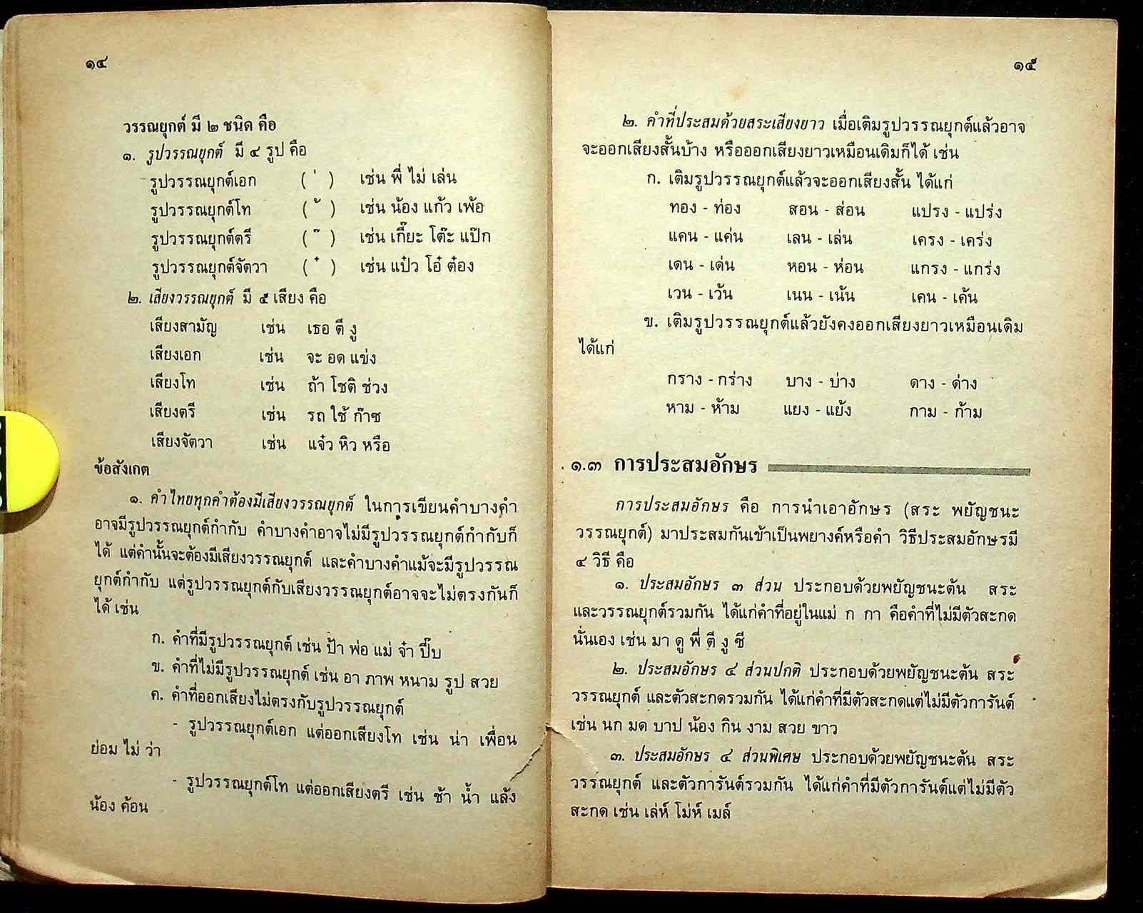 รวมหลักภาษาไทย ม.ต้น