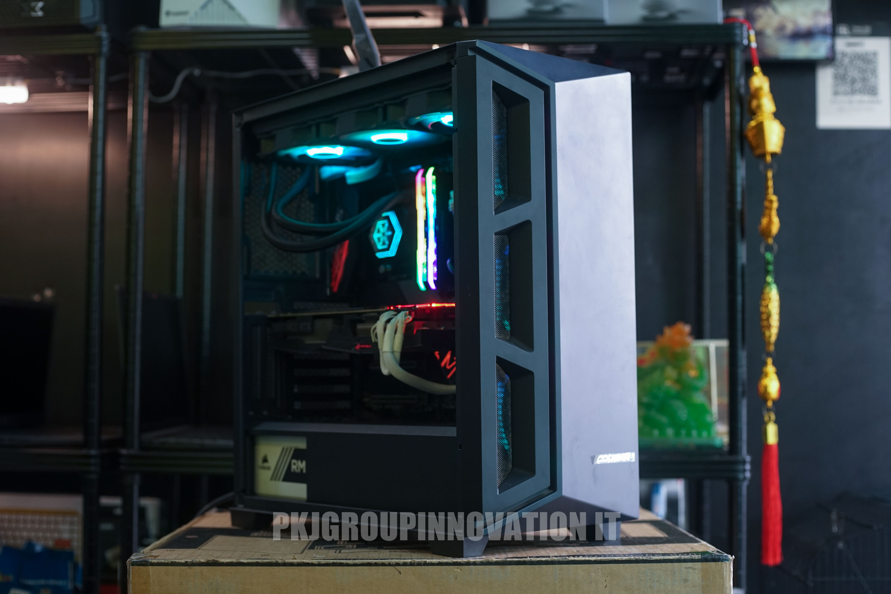 คอมเล่นเกมมือสอง Cougar i9-10850K 32 GB SSD 1 TB ROG Strix RTX 2060 Super