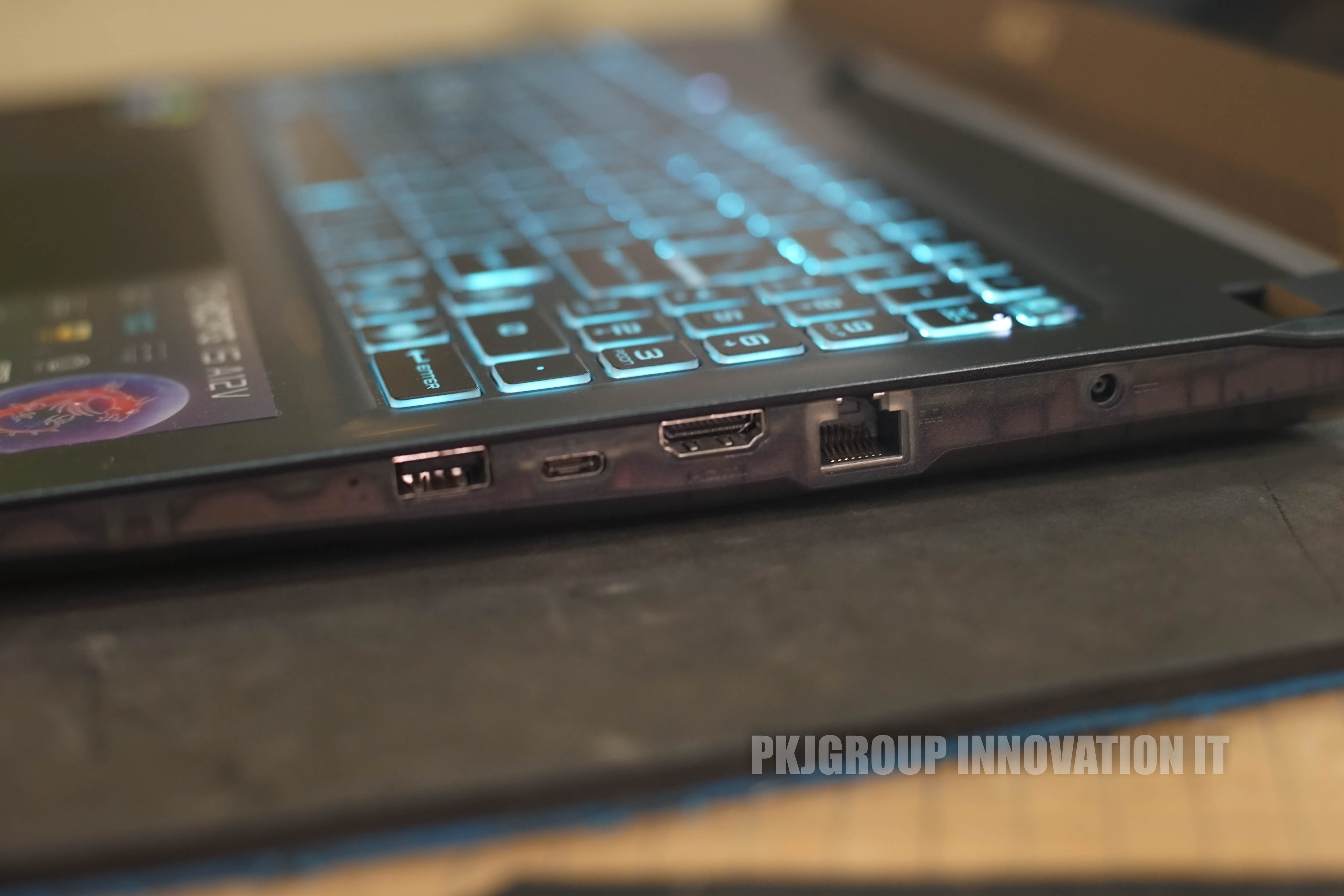 โน๊ตบุ๊คเล่นเกมมือสอง MSI CYBORG A12VF-013TH i5-12500H RAM 16 GB RTX4060