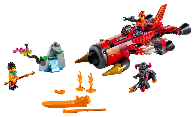 **MTS Toys**เลโก้ Lego 80019 Monkie Kid : Red Sun's Inferno Jet