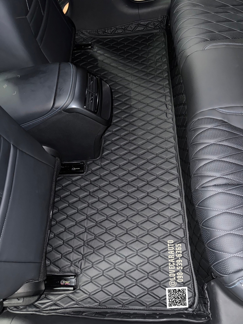 พรมปูพื้นรถยนต์ byd seal 2023 สีดำด้ายดำ