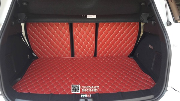 พรม6D Mini Countryman สีแดงไวน์