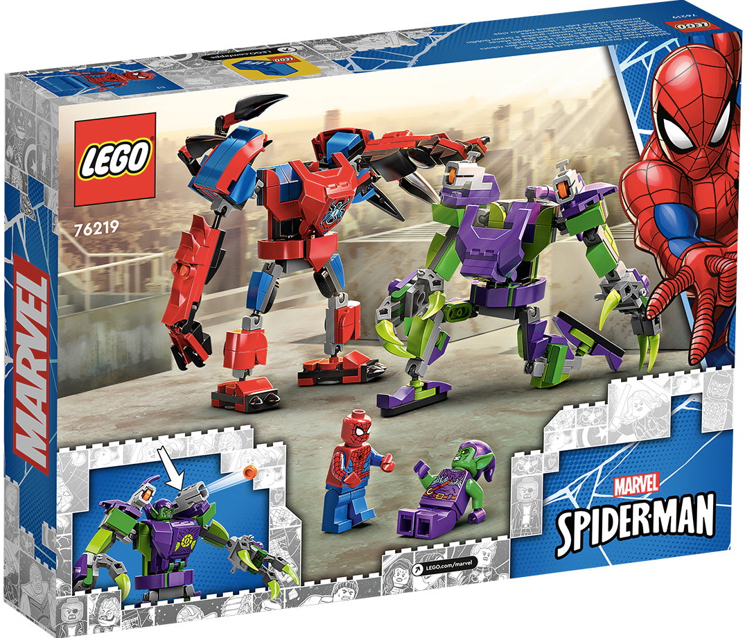 **MTS Toys**เลโก้ Lego 76219 Marvel Super Heros : Spider-man & Green Goblin Mech Battle