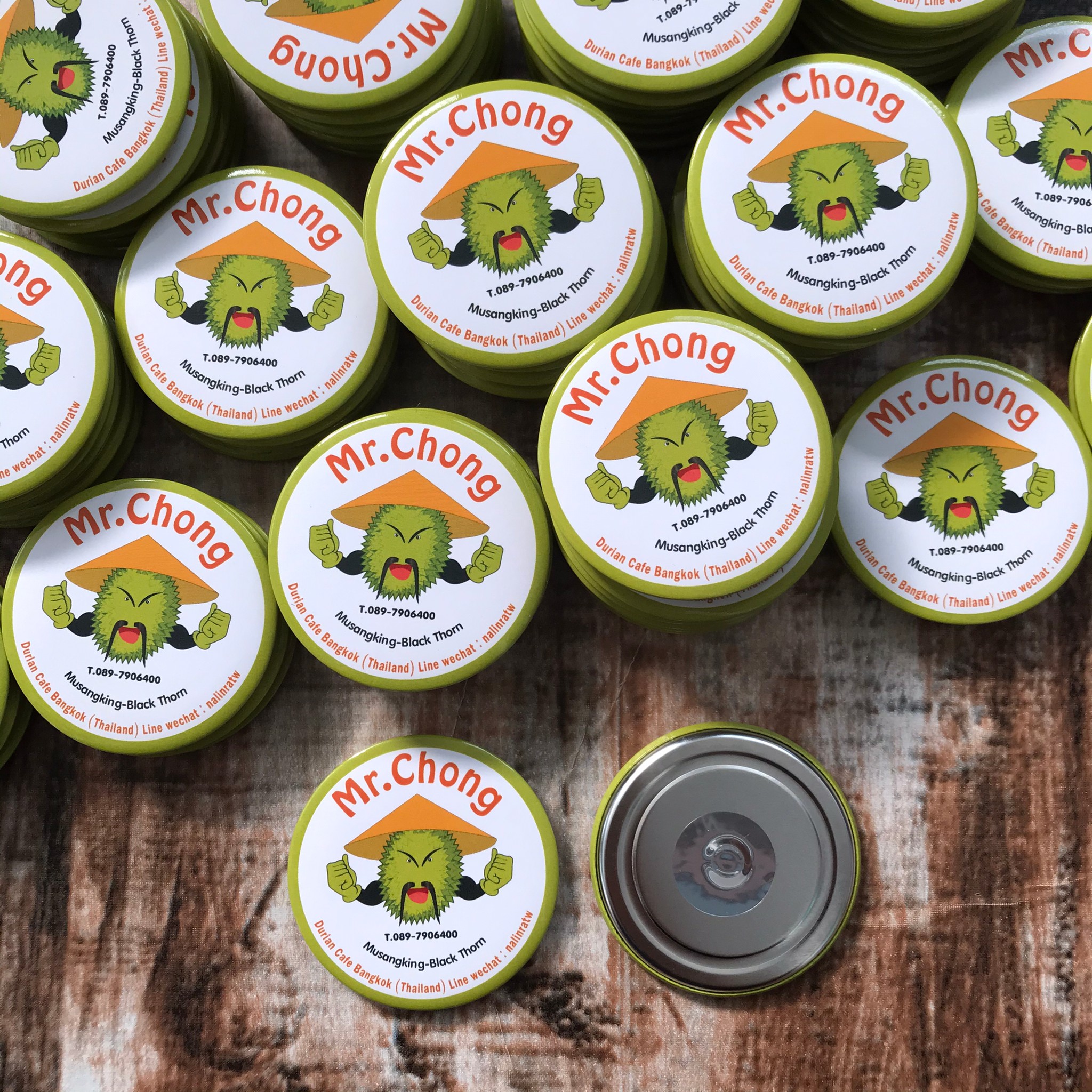 แม่เหล็กติดตู้เย็นแรงสูง Magnet button ผลิตที่ติดตู้เย็น ราคาส่ง