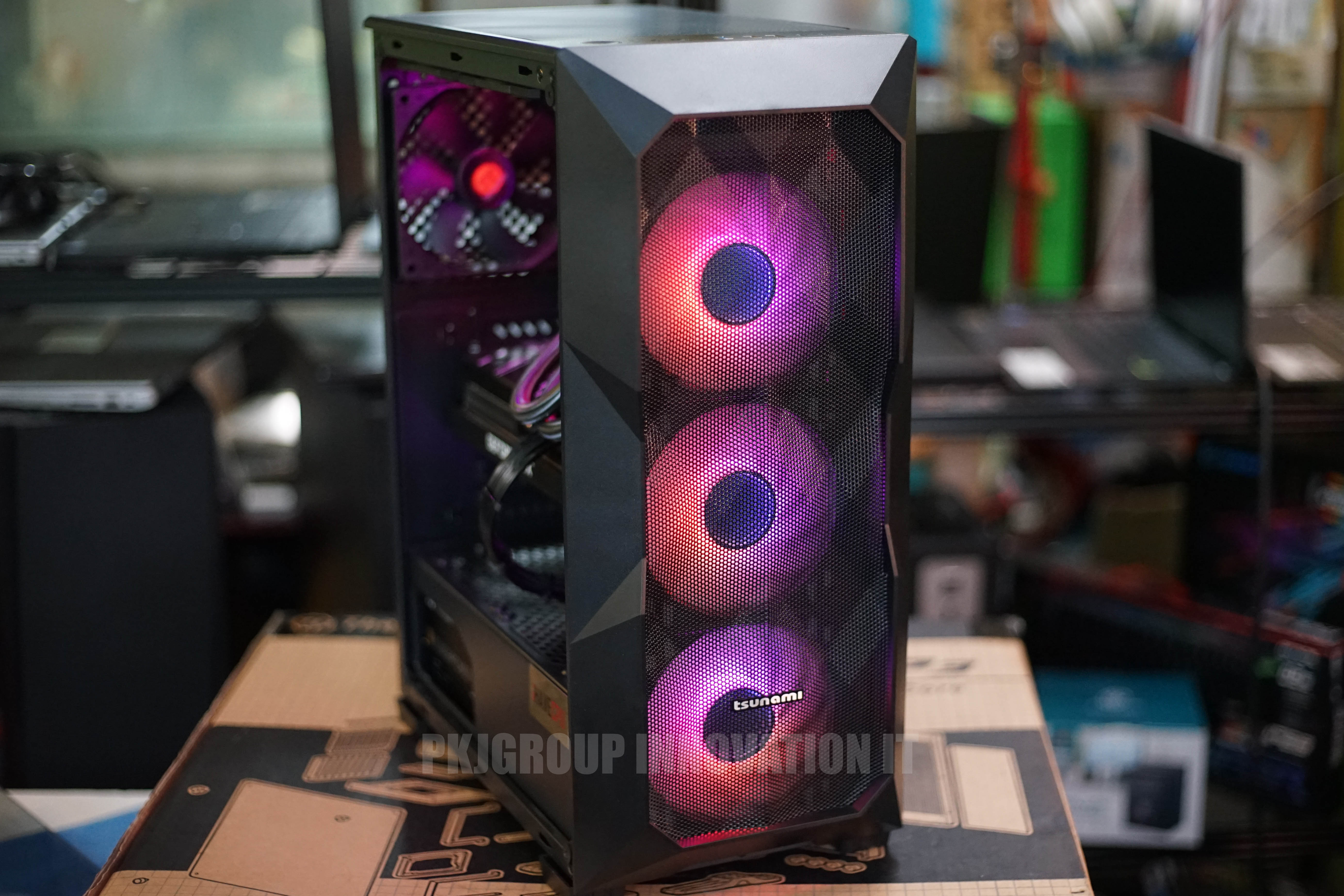 คอมเล่นเกมมือสอง Tsunami i9-11900kf RTX3070 RAM 32 GB