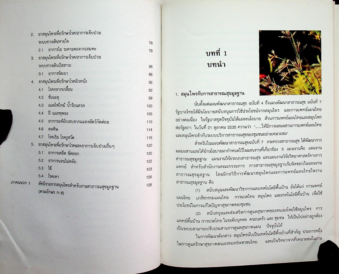 ยาสมุนไพร สำหรับงานสาธารณสุขมูลฐาน