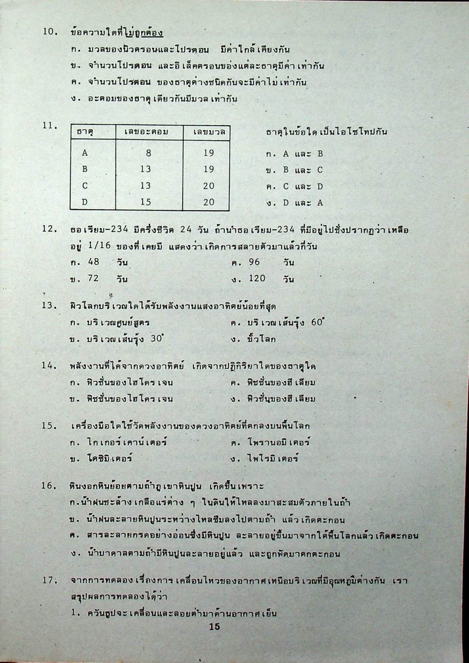 วิทยาศาสตร์กายภาพ-ชีวภาพ ม.ปลาย 4-5-6