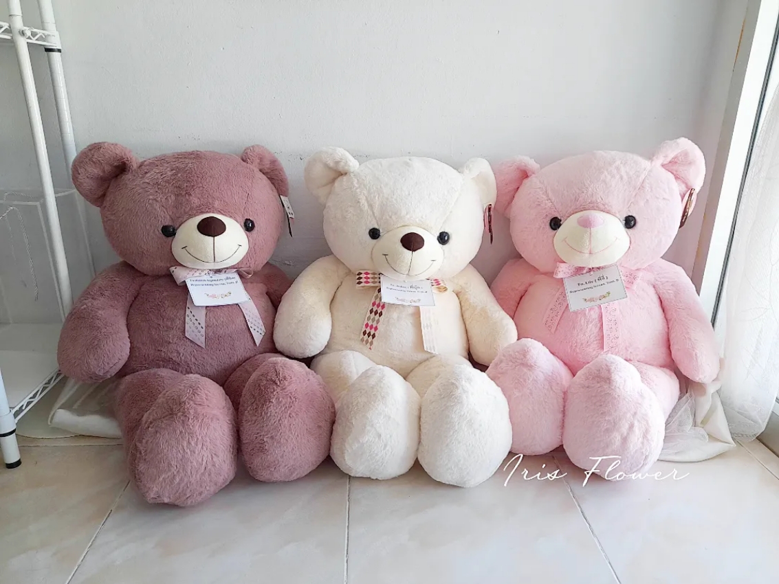 ตุ๊กตาหมีขนนุ่ม ขนาด 90 cm.