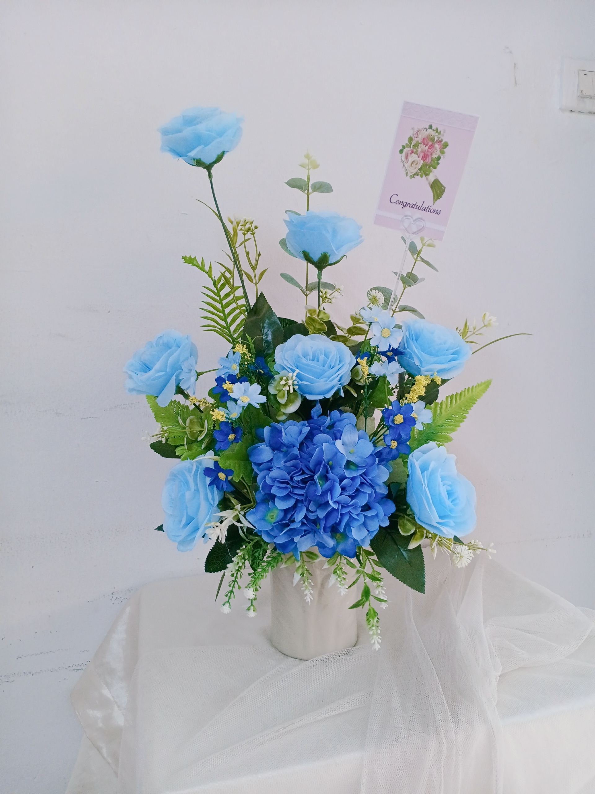 แจกันดอกไม้ประดิษฐ์ (มีสินค้าพร้อมจำหน่าย)