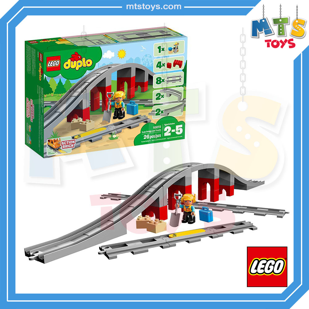 **MTS Toys**เลโก้ Lego Duplo 10872 : Train Bridge and Tracks