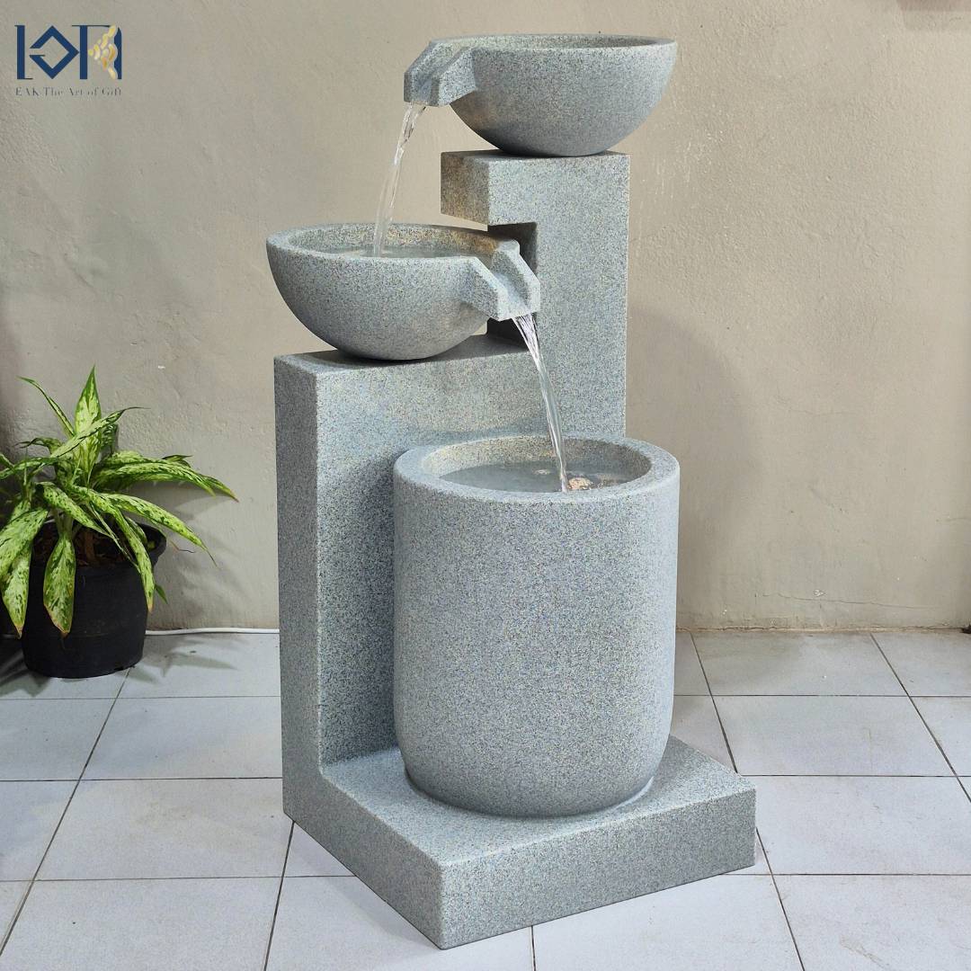 น้ำพุตั้งพื้นแต่งบ้าน รุ่นGranilite NZ16268JA เหมาะสำหรับตั้งวางหน้าบ้าน หน้าสำนักงานบริษัท น้ำพุขนาดใหญ่เสริมฮวงจุ้ย