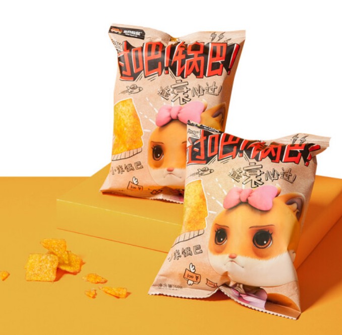 ขนมข้าวฟ่างอบกรอบ ตรากระรอก 三只松鼠 60g