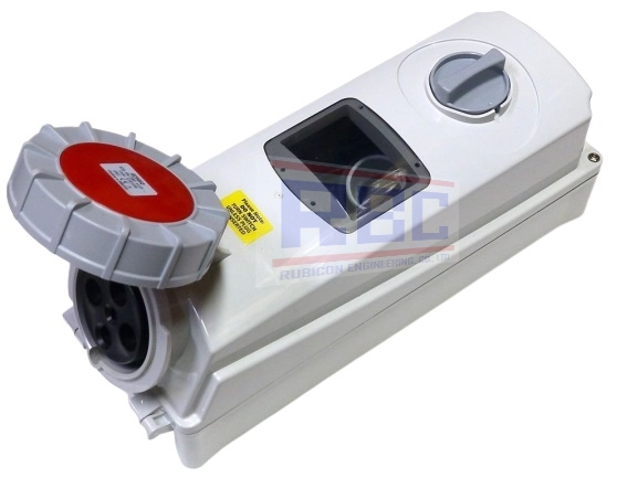 DAKO Plug เต้ารับพร้อมสวิทช์ล็อคกันน้ำ HTPZ 1341 (3P+E) 63A IP67 (SWITCHED & INTERLOCKED SOCKETS IP67)