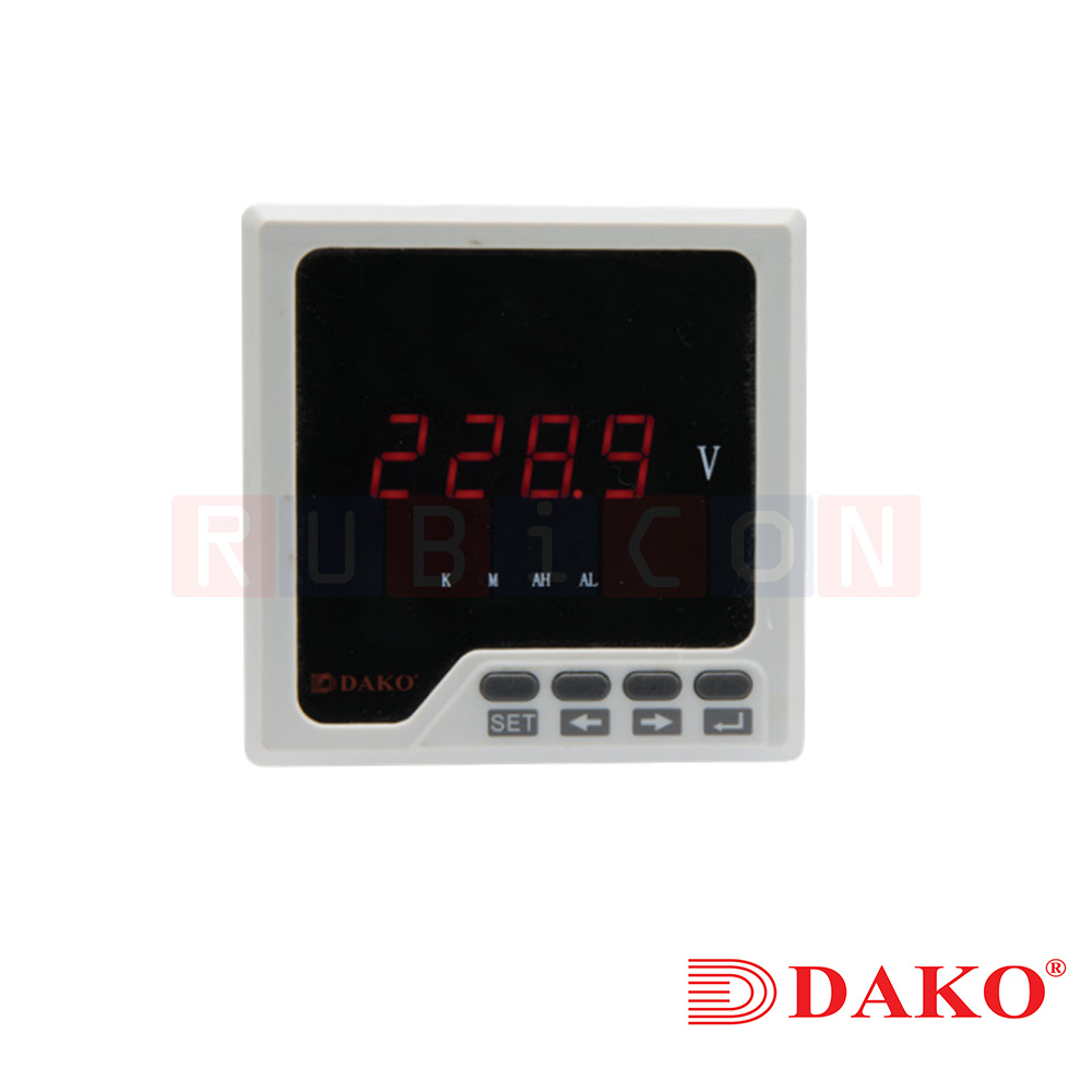 "DAKO" ST72-V VOLT METER SIZE 72x72MM มิเตอร์จอแสดงผล LED (METER LED DISPLAY)