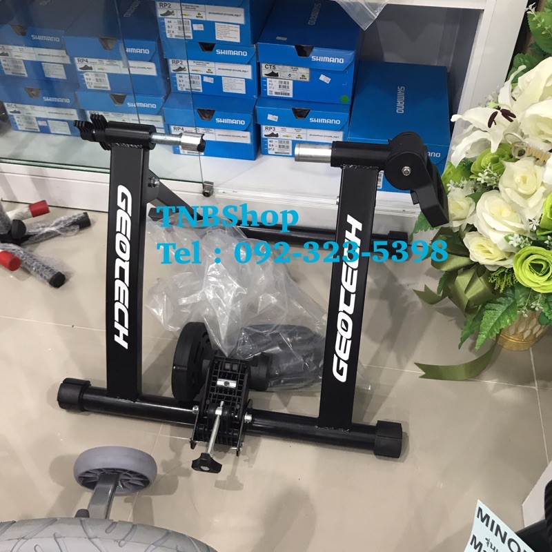 เทรนเนอร์ GEOTECH สำหรับปั่นจักรยานออกกำลังกายที่บ้าน