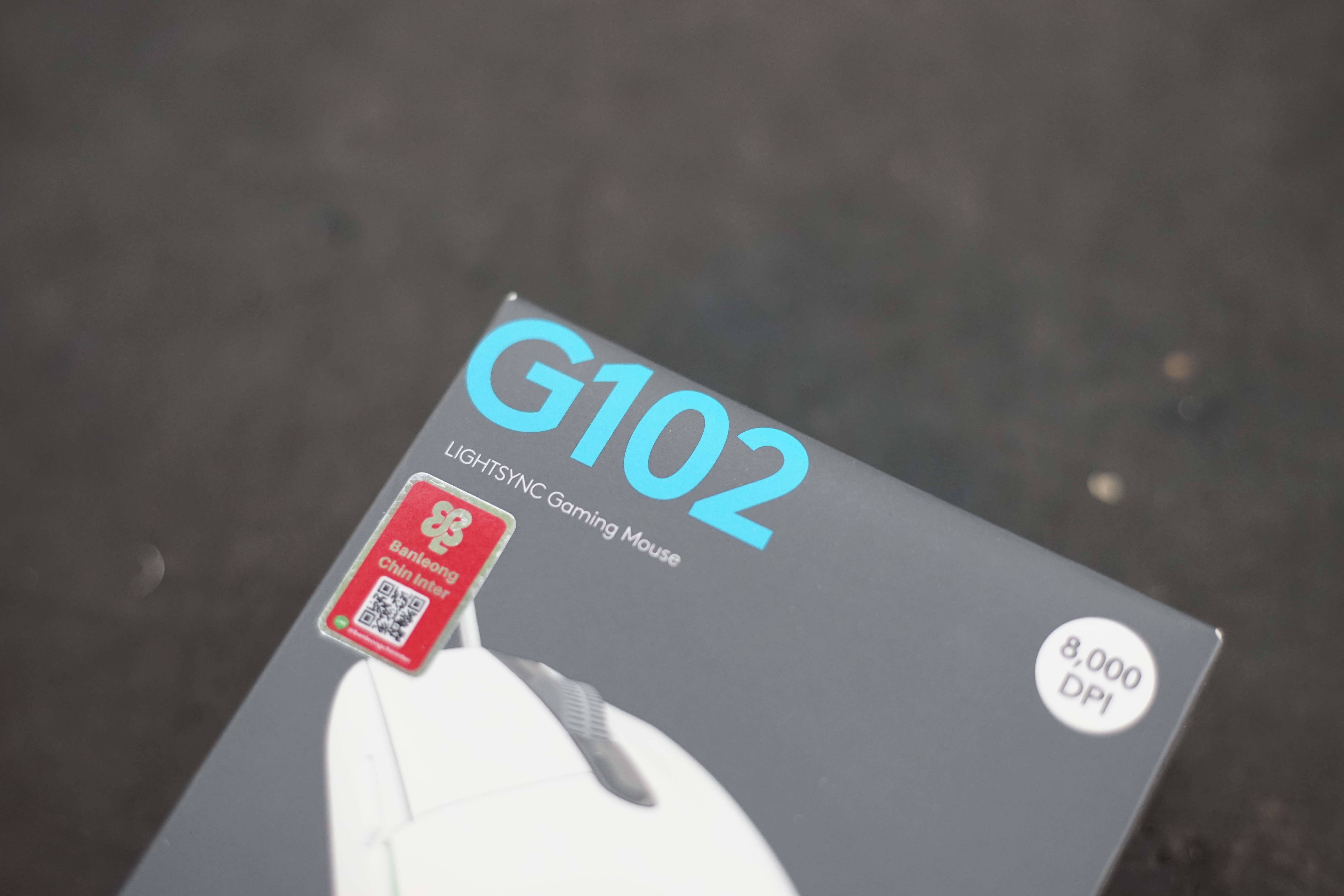 เมาส์เล่นเกม Logitech G102 LIGHTSYNC White DPI 8000 ประกัน 2 ปีเต็ม