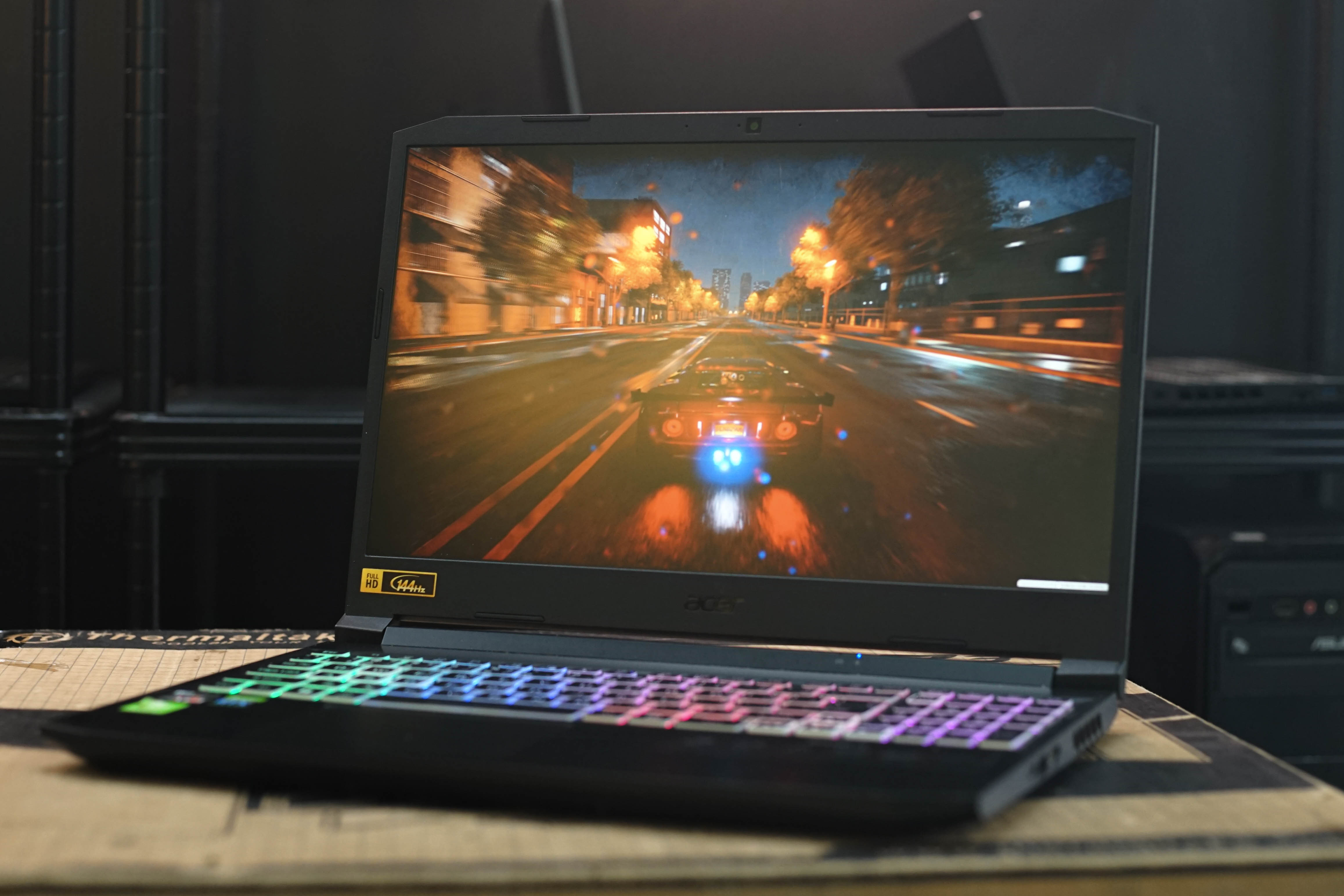 โน๊ตบุ๊คเล่นเกมมือสอง Acer Nitro 5 AN515-45-R61J R7 5800H RAM 16 GB M.2 512GB RTX3050Ti จอ 15.6"