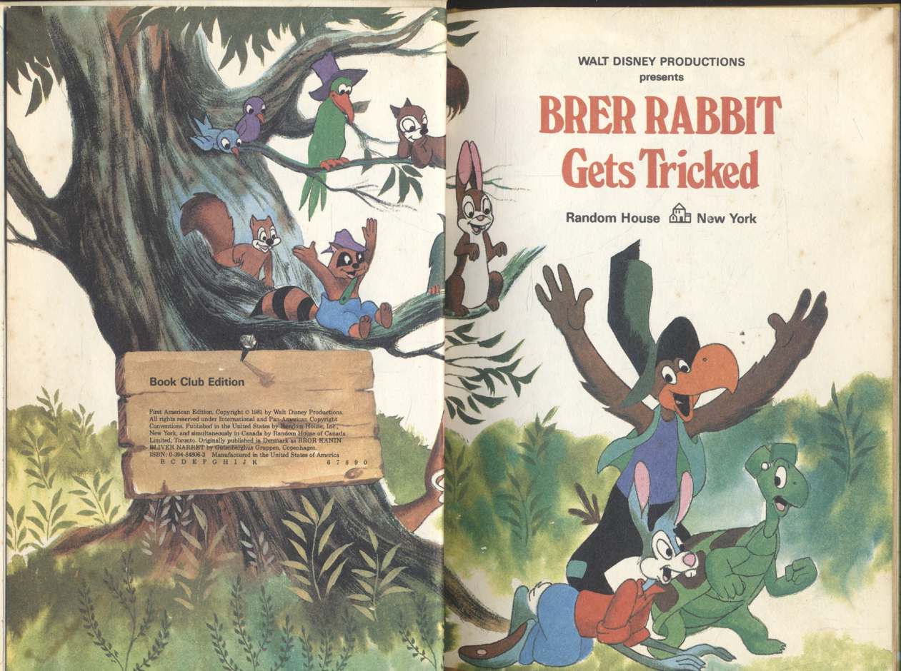 Walt Disney Productions presents BRER RABBIT Gets Tricked