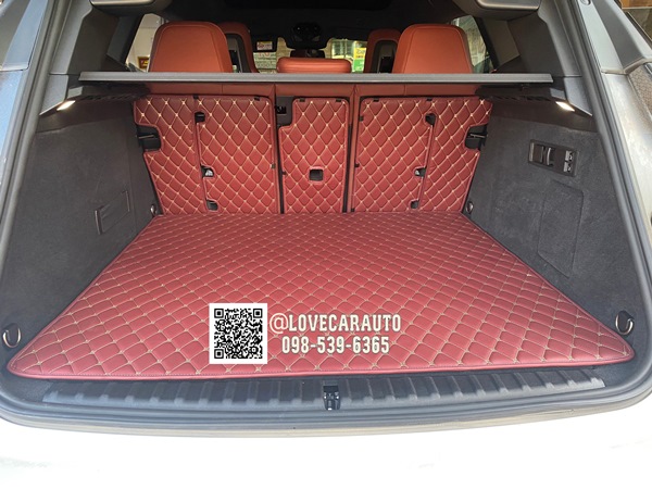 พรมปูพื้นรถยนต์ 6D BMW iX xDrive40 2022 สีแดงเลือดหมู