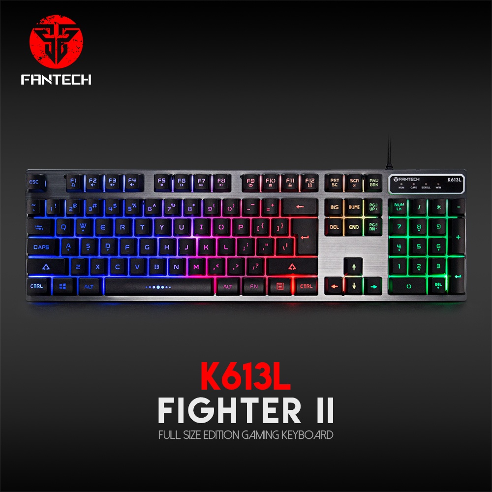 คีย์บอร์ดเกมส์ FANTECH รุ่น K613L FIGHTER II