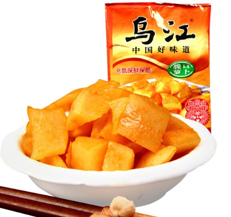 ไชโป๊วปรุงรสเผ็ด ตรา Wujiang 150g