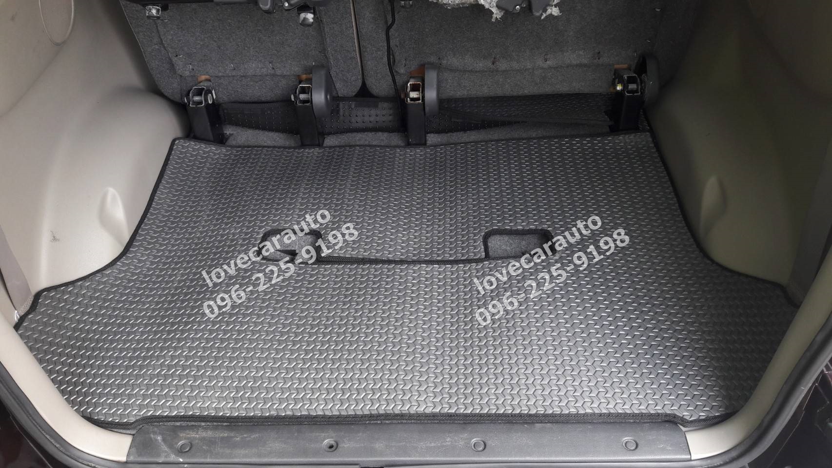 ผ้ายางปูพื้นรถยนต์ ลายธนูสีเทา Suzuki APV