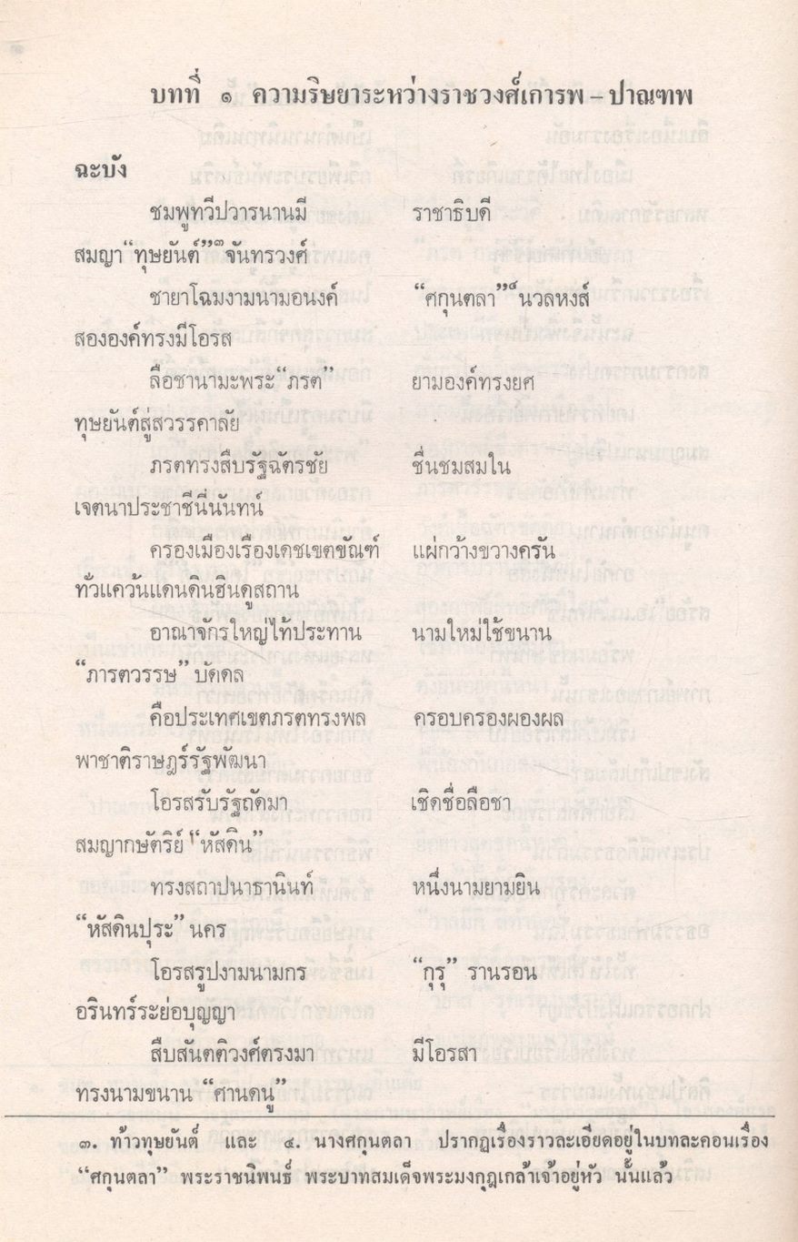 วรรณกรรมไทย คำกาพย์ เรื่อง มหาภารตยุทธ