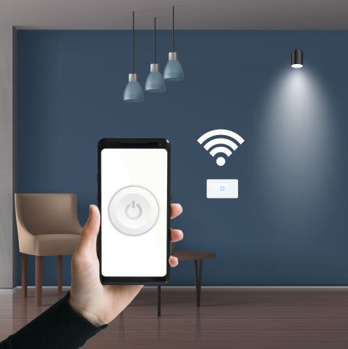 Smarthome wifi smart switch 2 way(3way) สวิชต์สัมผัสต่อไวไฟ ควบคุมการใช้งานผ่านมือถือ(สีขาว) เชื่อมต่อแอพ Smartlife tuy
