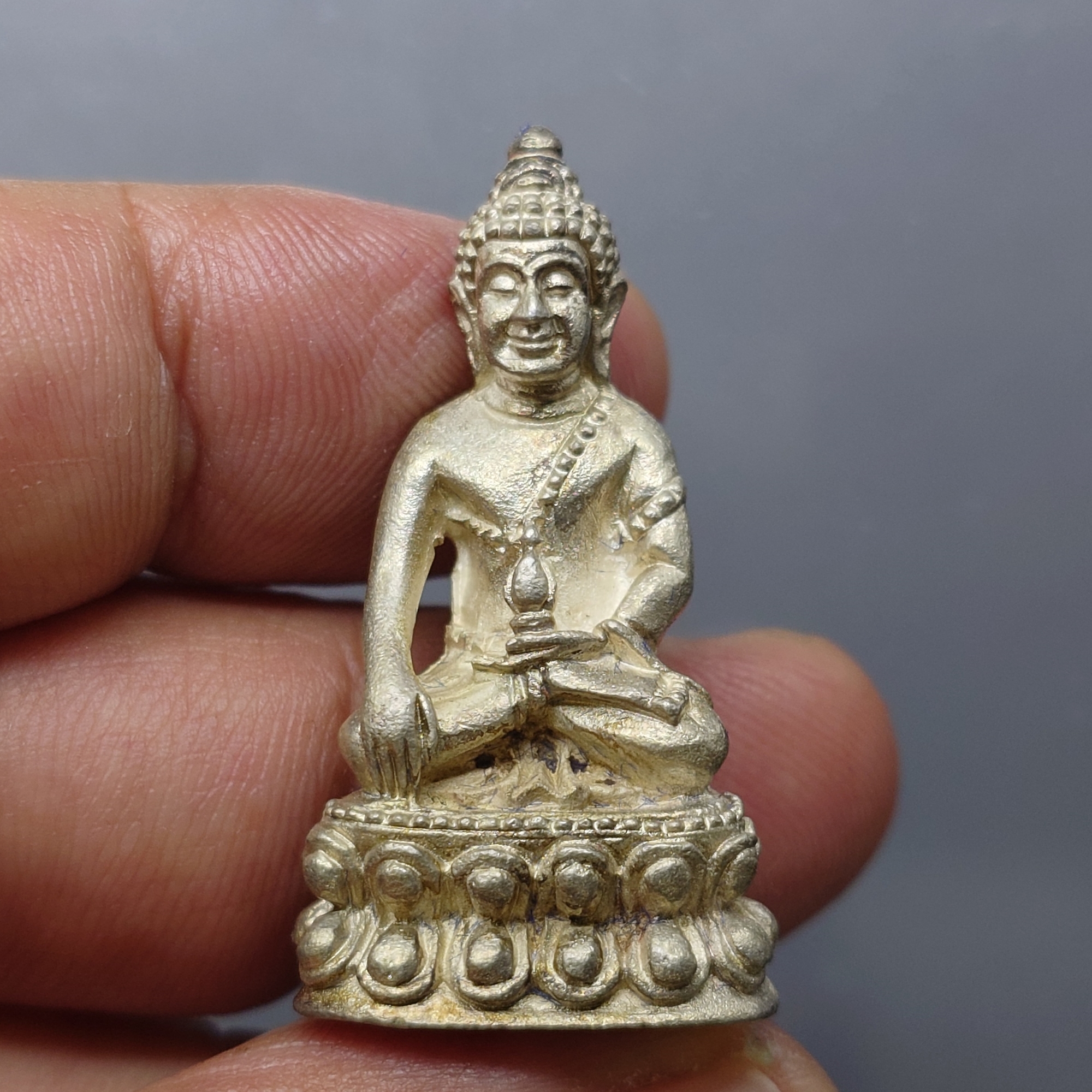 พระกริ่ง ร่มไทร ๘๐ เนื้อเงิน (สร้าง 200 องค์) ญสส 80 พรรษา สมเด็จพระญาณสังวร สมเด็จพระสังฆราช วัดบวรนิเวศๆ ปี2536 พร้อมกล่องเดิม นิยม รับประกันแท้ออกวัด